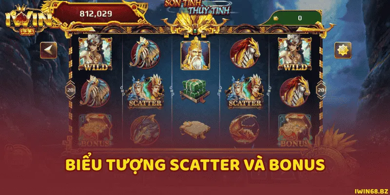 3 biểu tượng đặc biệt cần nhắc đến như Scatter, Bonus, Wild