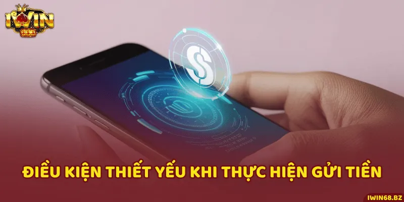 Điều kiện cần đáp ứng khi thực hiện giao dịch nạp trực tuyến